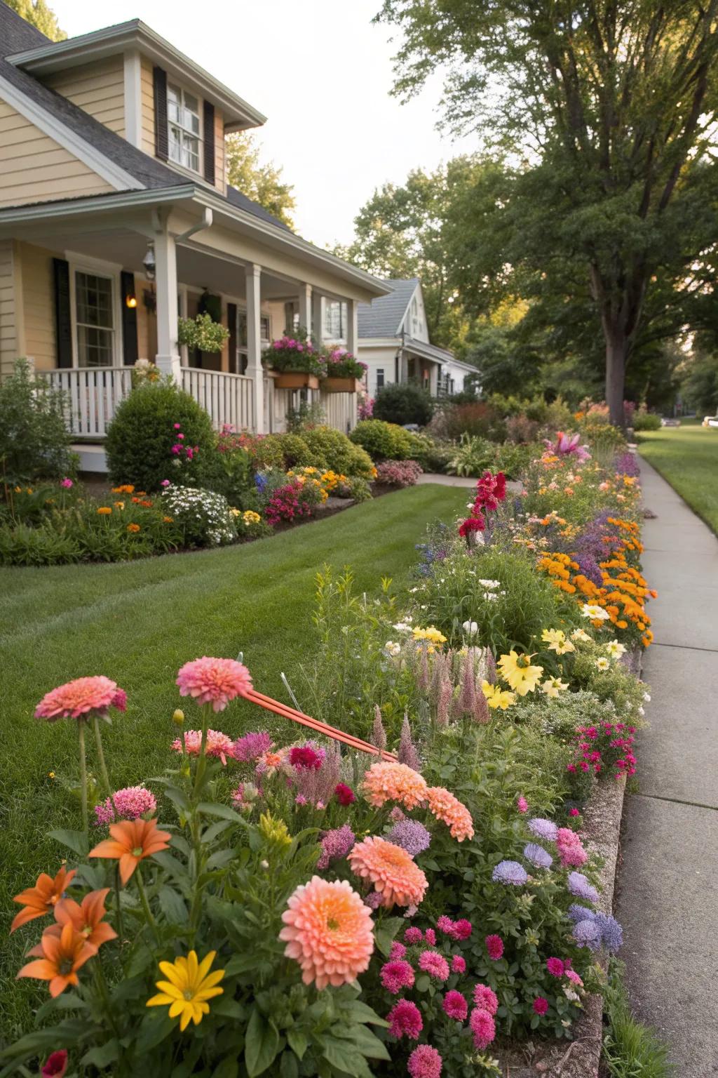 Colorful blooms keep your yard lively and dynamic.