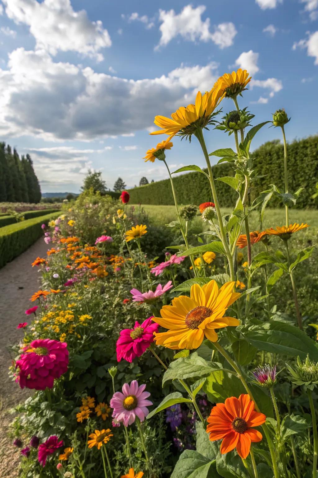 A colorful burst of summer blooms