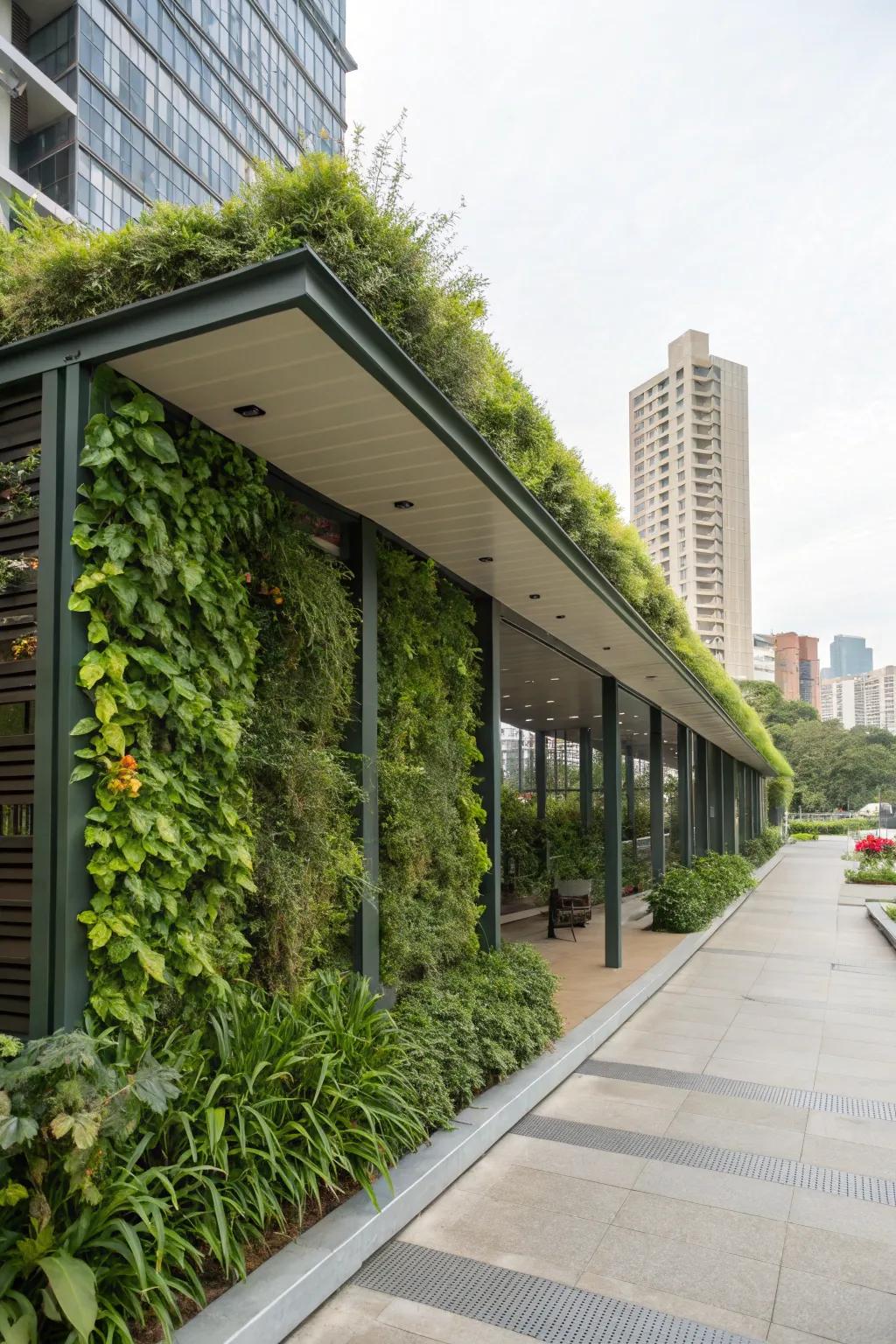 Living shelters integrate nature directly into your garden design.