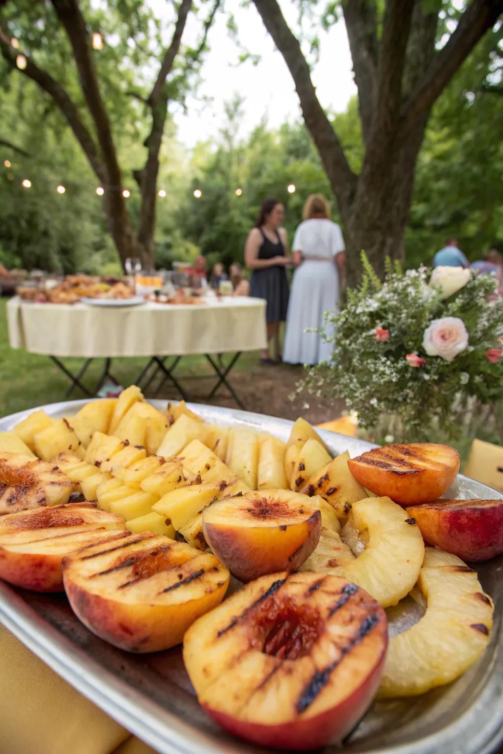 Grilled fruit offers a sweet twist to your barbecue menu.