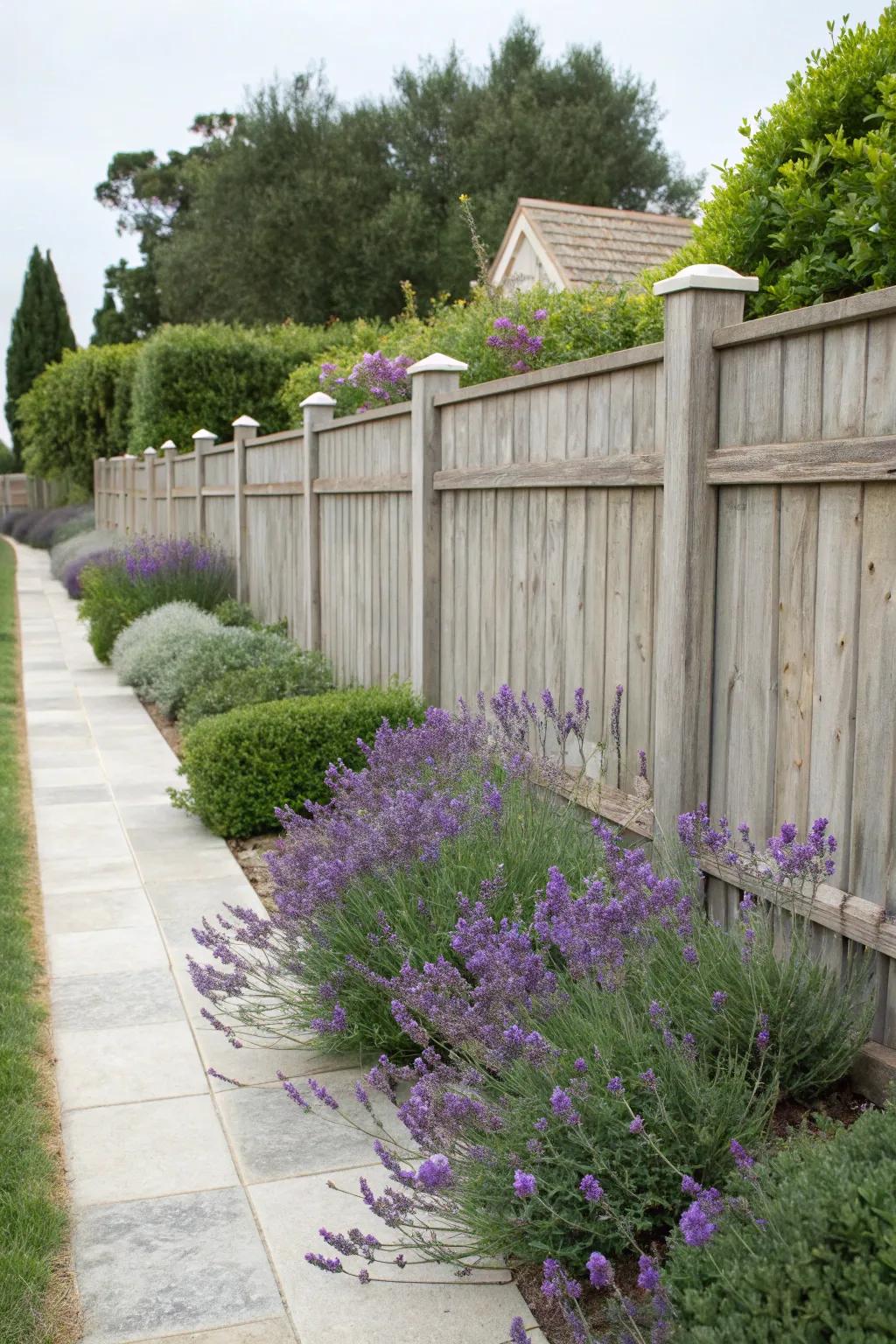 Blend your fence with nature for seamless beauty.