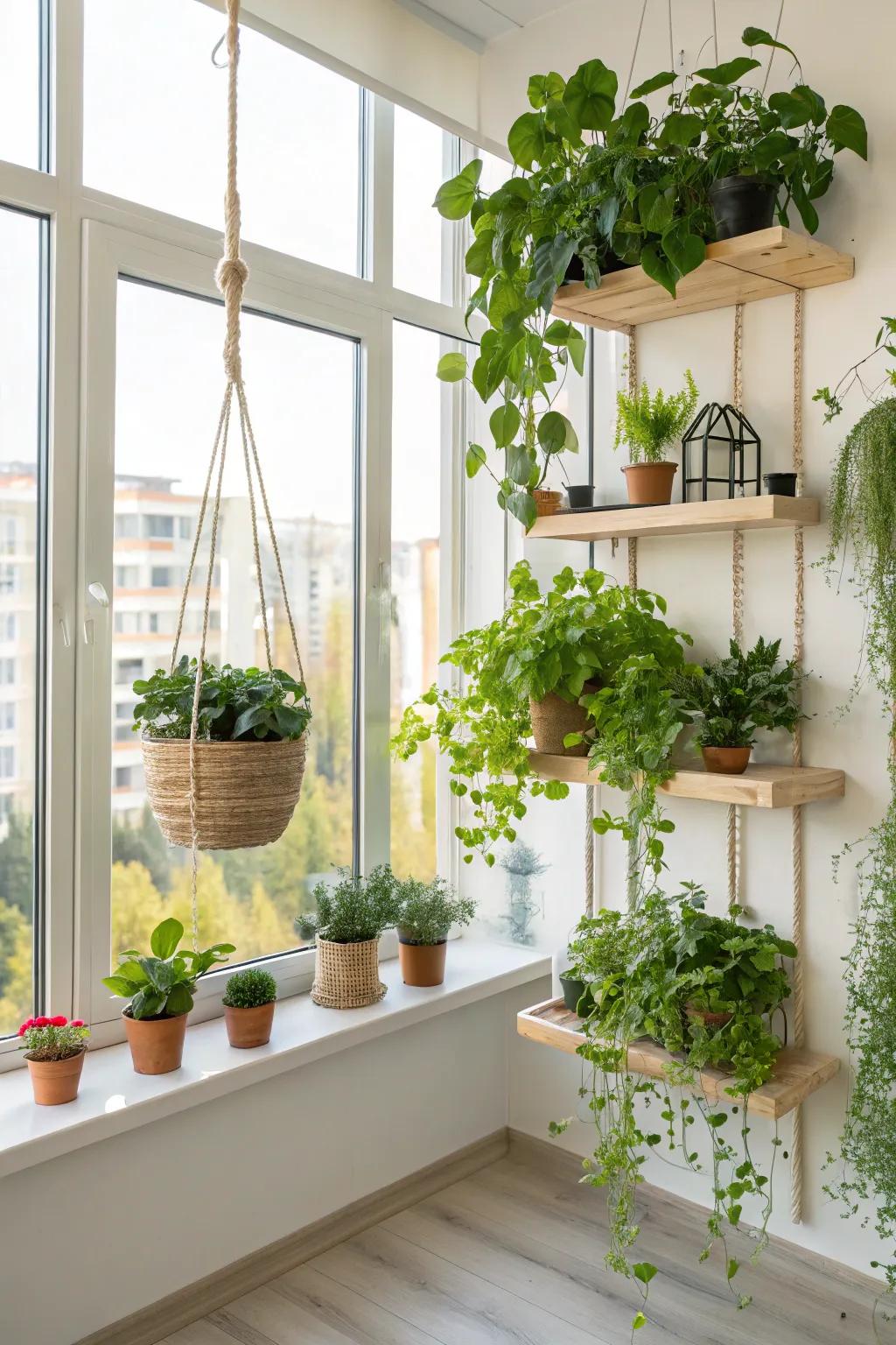 Make the most of your space with vertical gardening.
