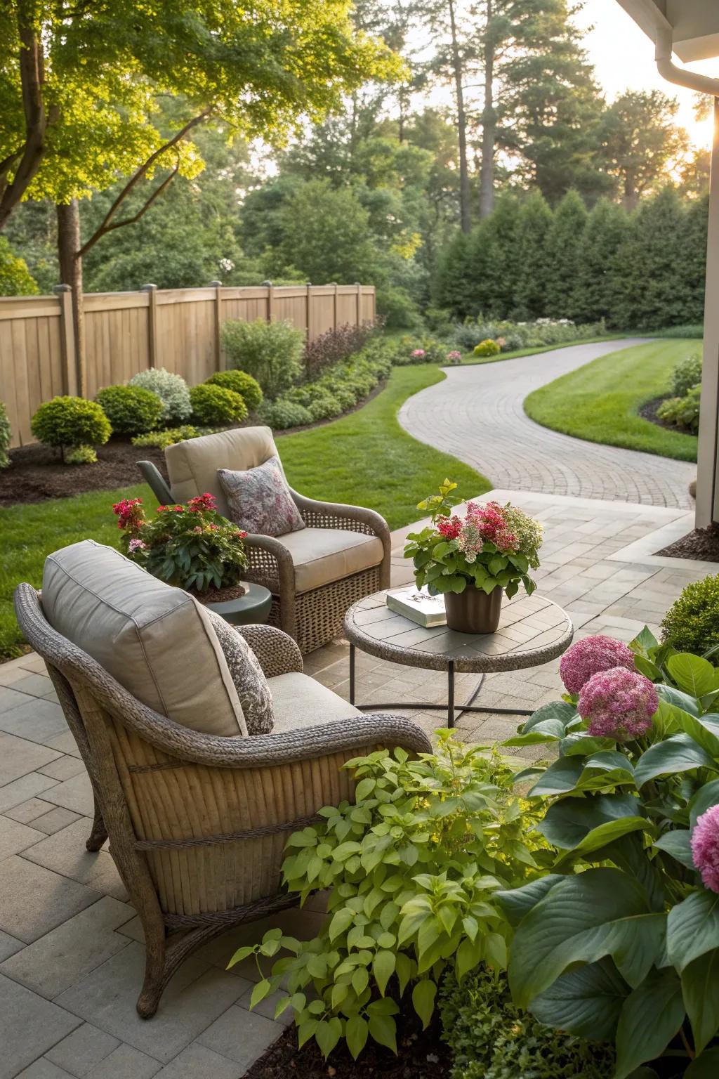 Outdoor living areas extend your home into nature.