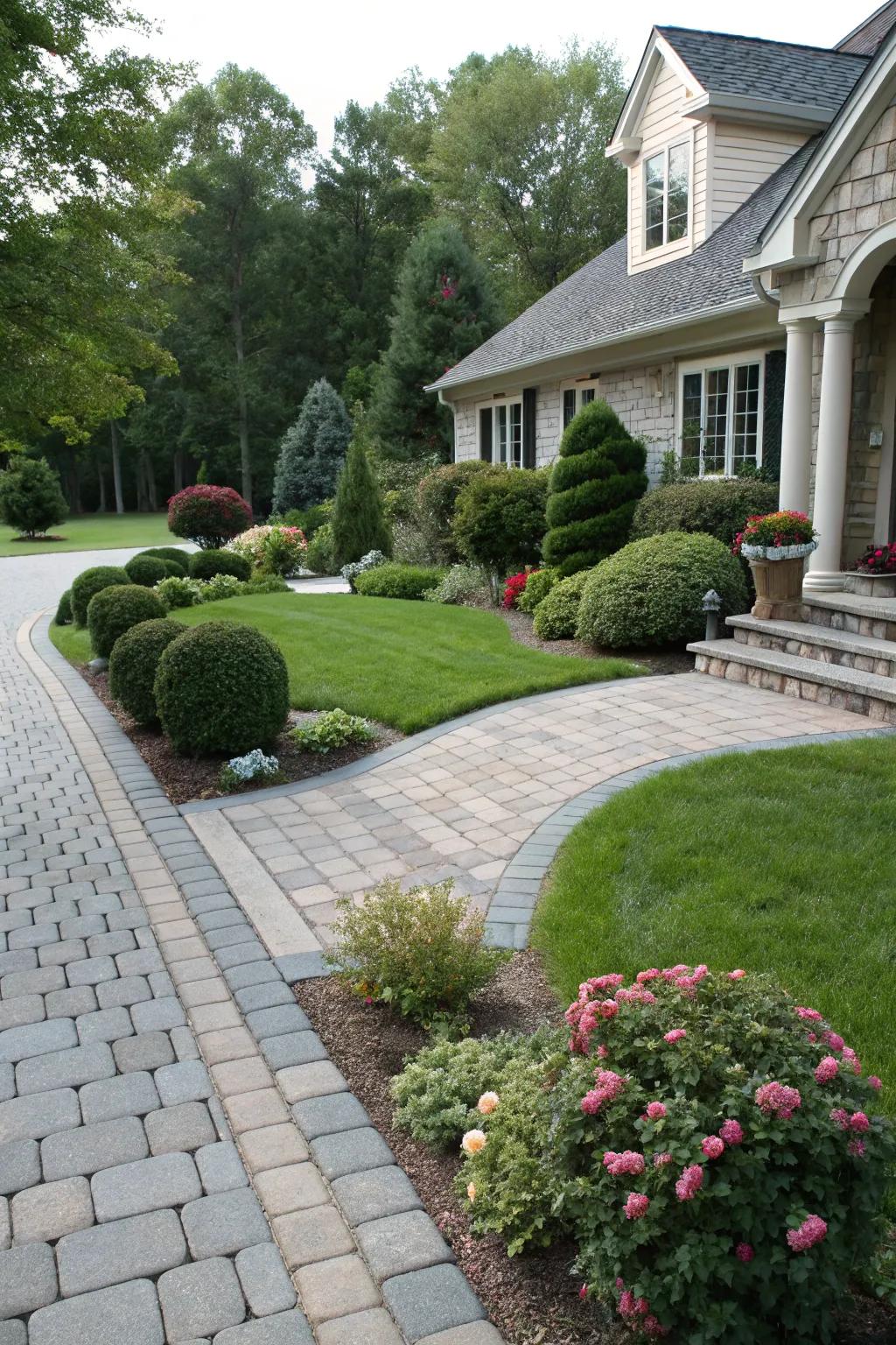 A thoughtfully designed driveway enhances your home's curb appeal.