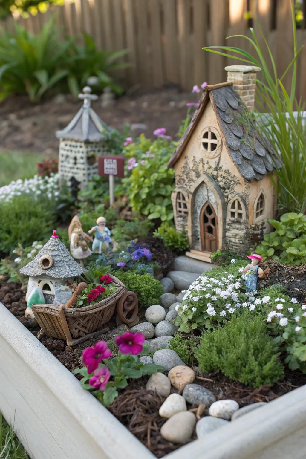 Bring whimsy to life with an enchanting fairy garden.