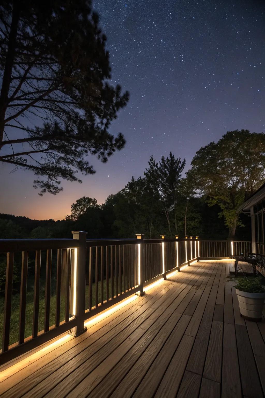 Transform your deck with ambient lighting