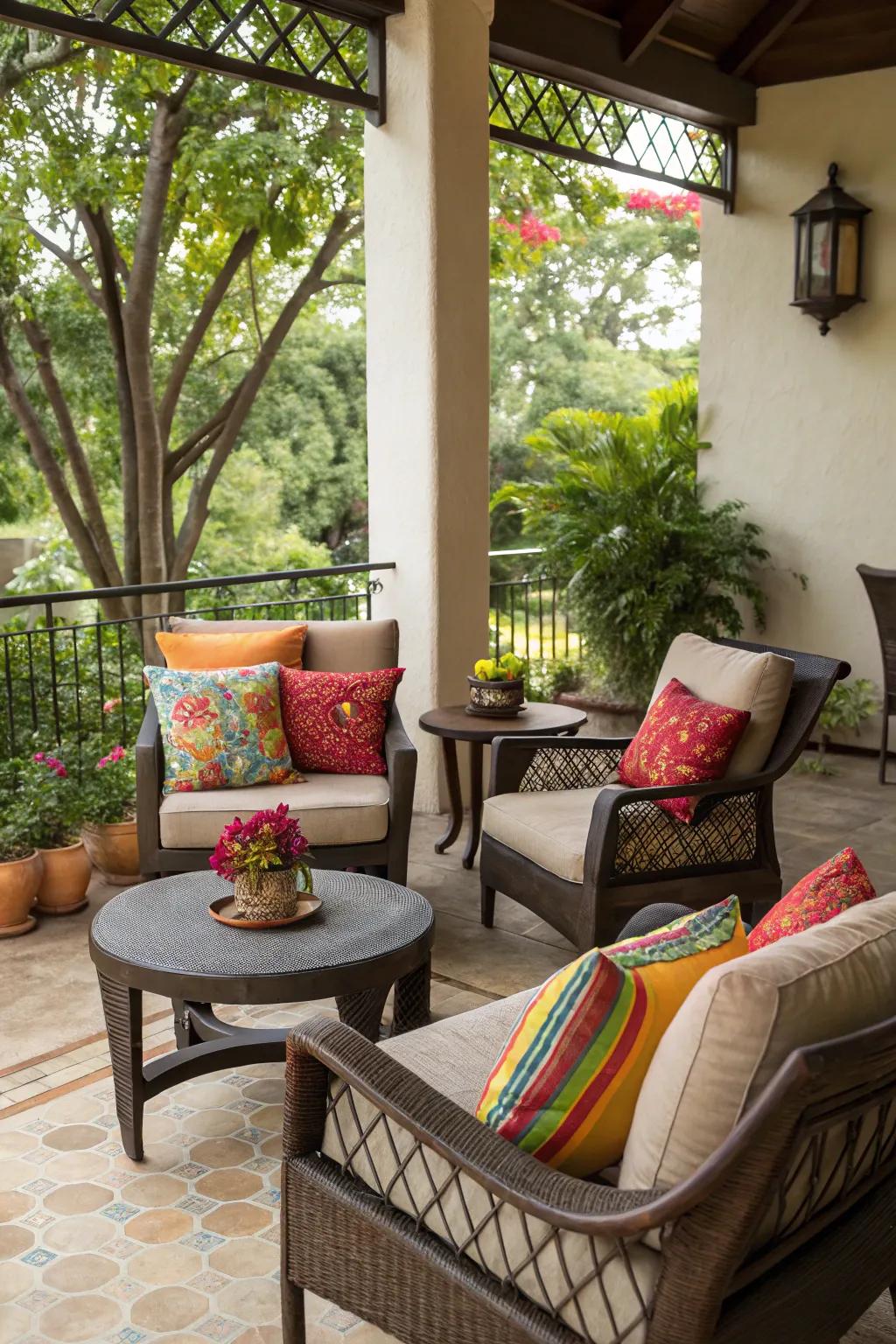 Cozy seating areas invite relaxation and conversation.