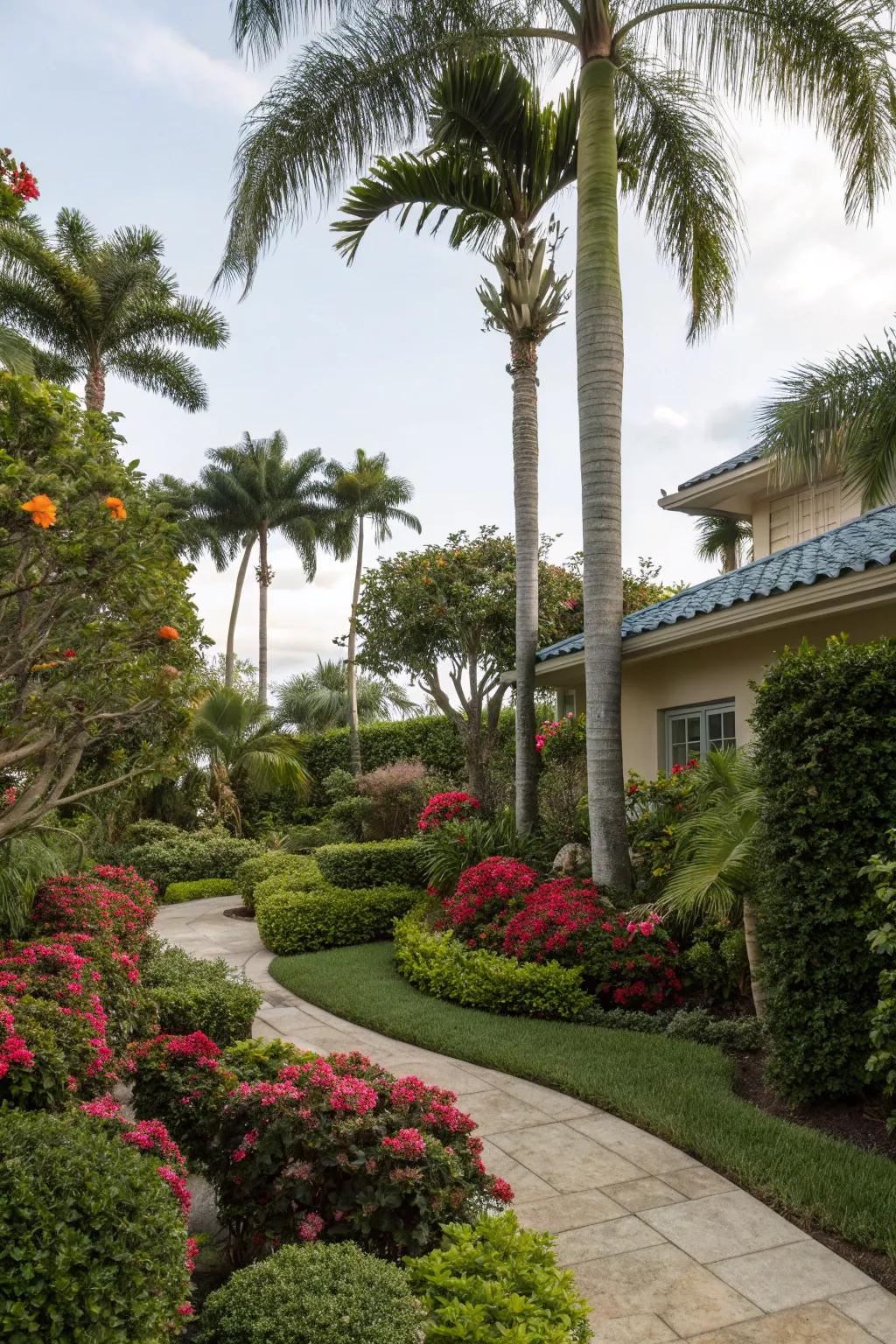 Layering plants at different heights adds depth and texture to your garden.