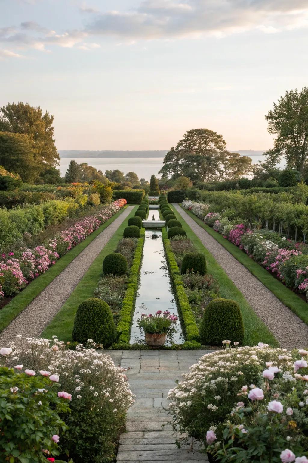 Symmetry and balance bring harmony to your garden.
