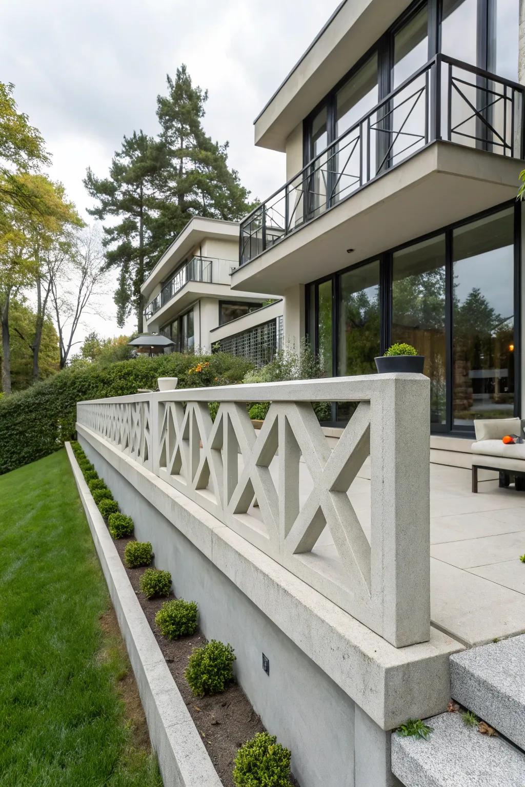 Geometric designs for a modern masterpiece look.