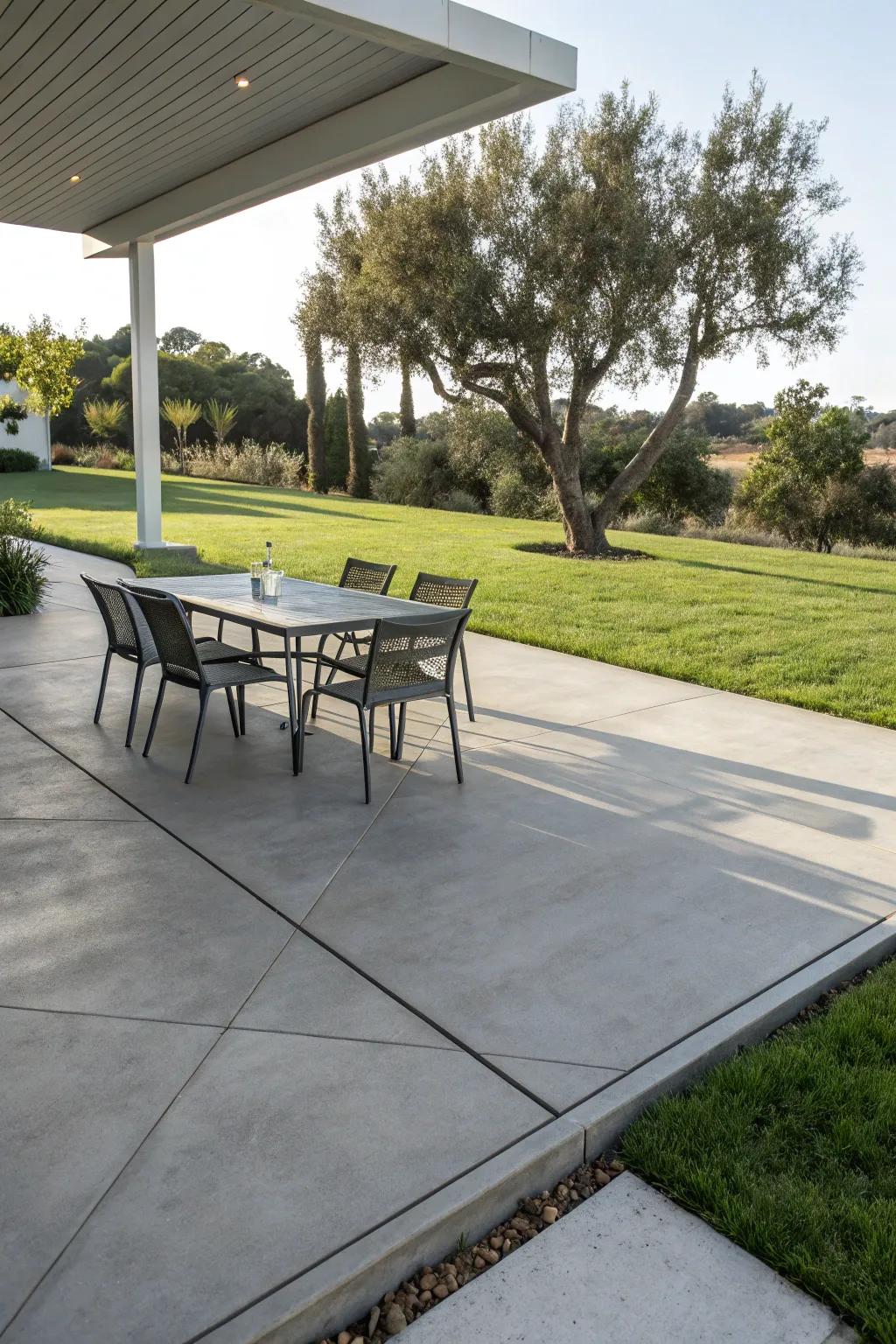 Outdoor dining areas make your patio functional and inviting.
