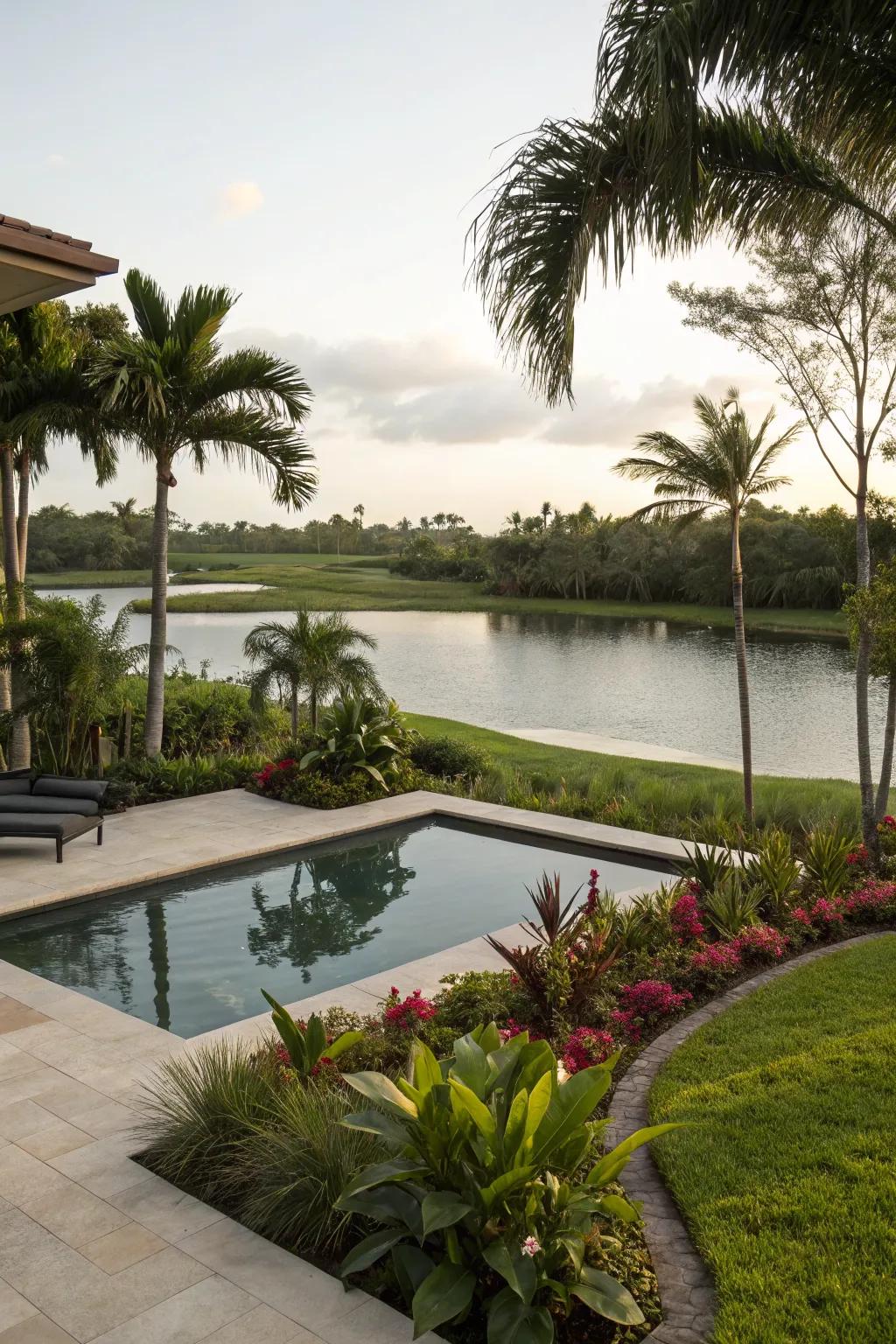 A stunning waterfront view from your backyard.