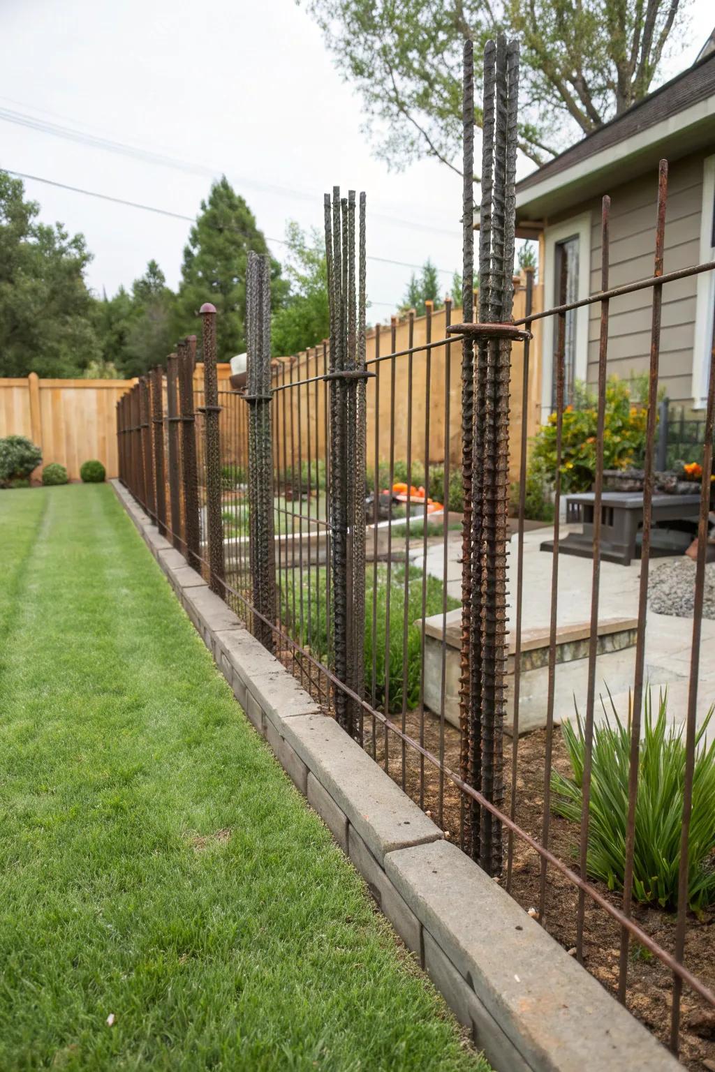 Customize your fence with varying heights for a unique look.