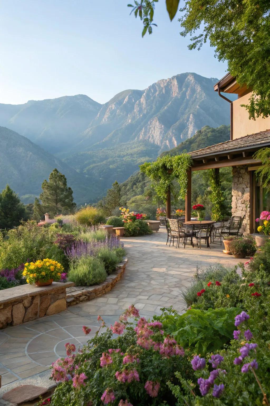 Native plants help your patio blend beautifully with nature.
