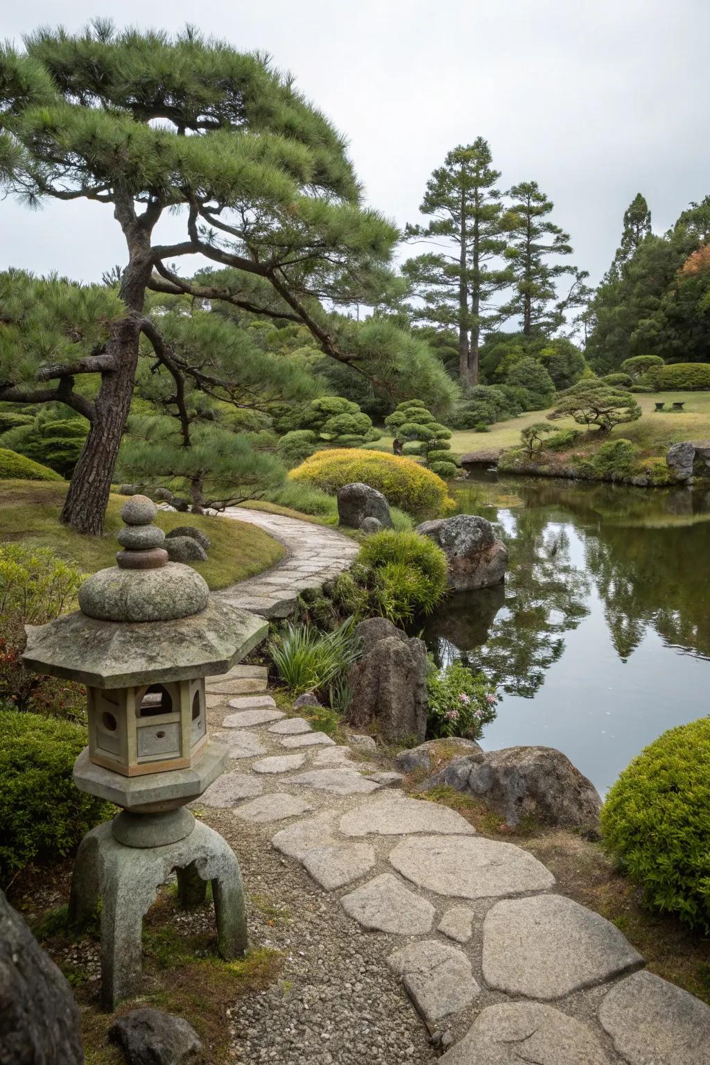 Infuse your garden with Japanese elegance using mugo pines.