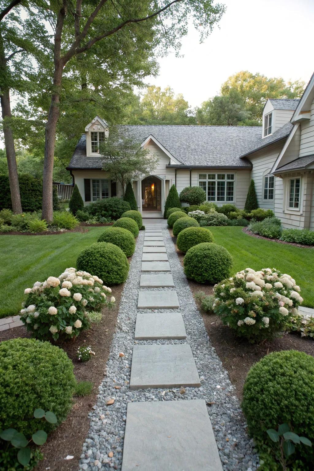 Make a great first impression with a well-designed front yard.
