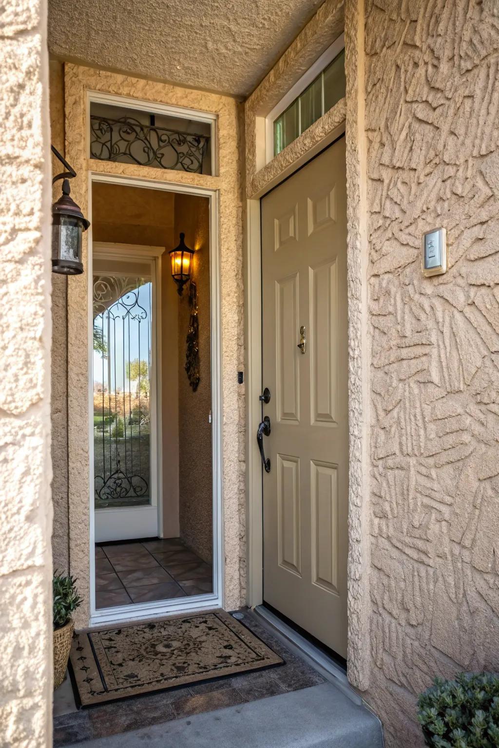 Textured finishes add depth and intrigue.