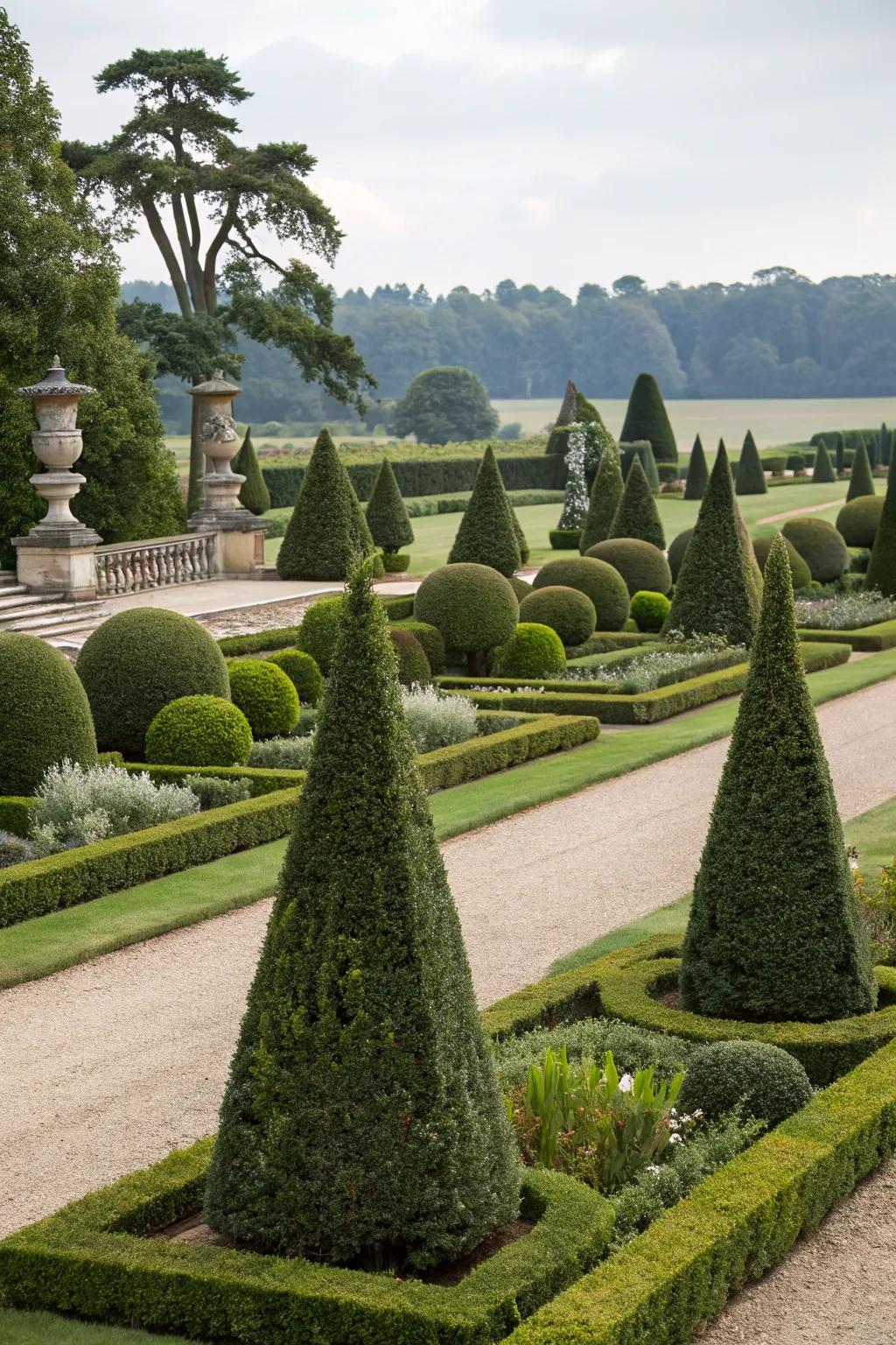 Sophisticated topiaries without the upkeep.