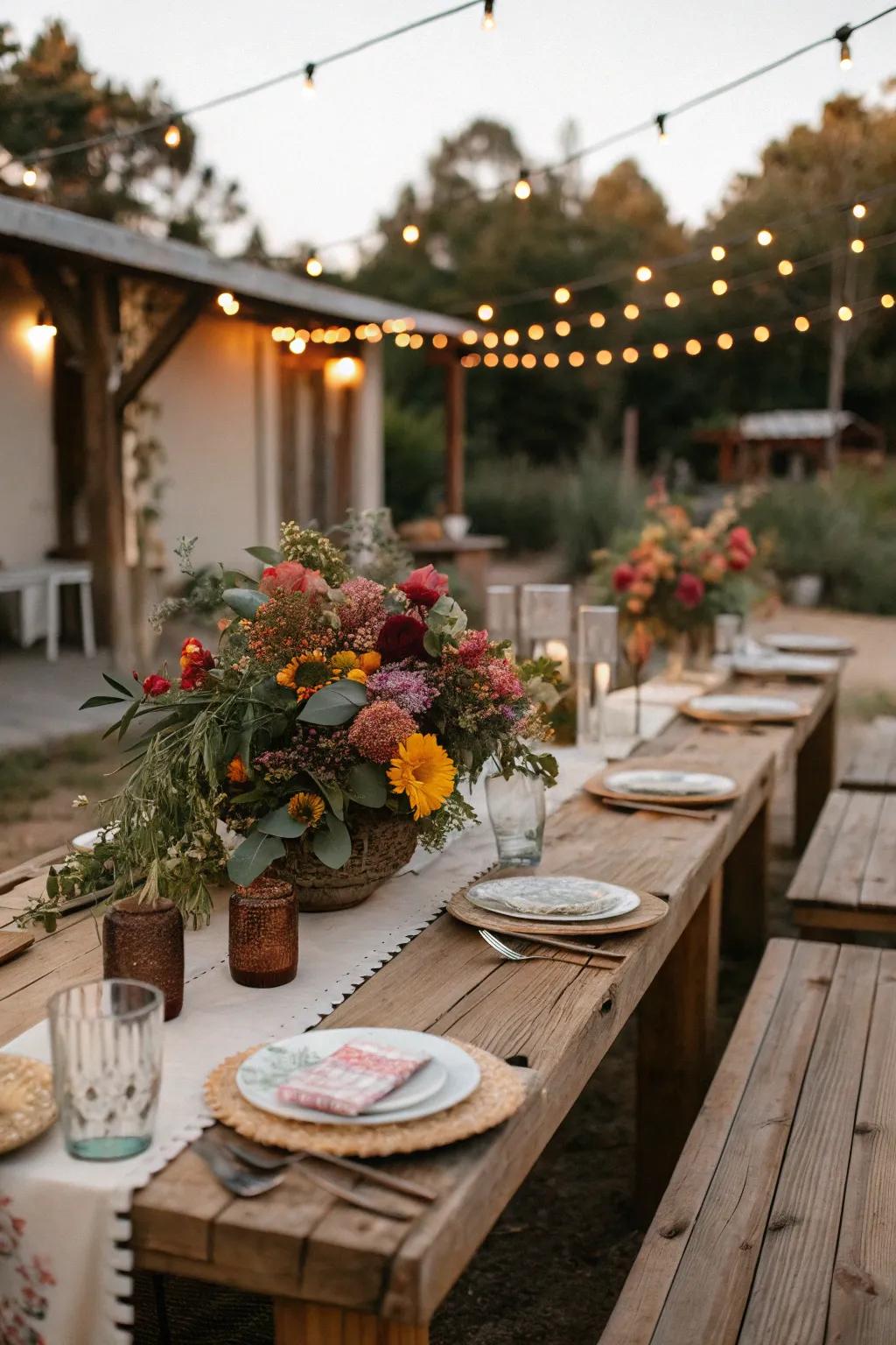 Celebrate community and connection with a farmhouse-style dining experience.