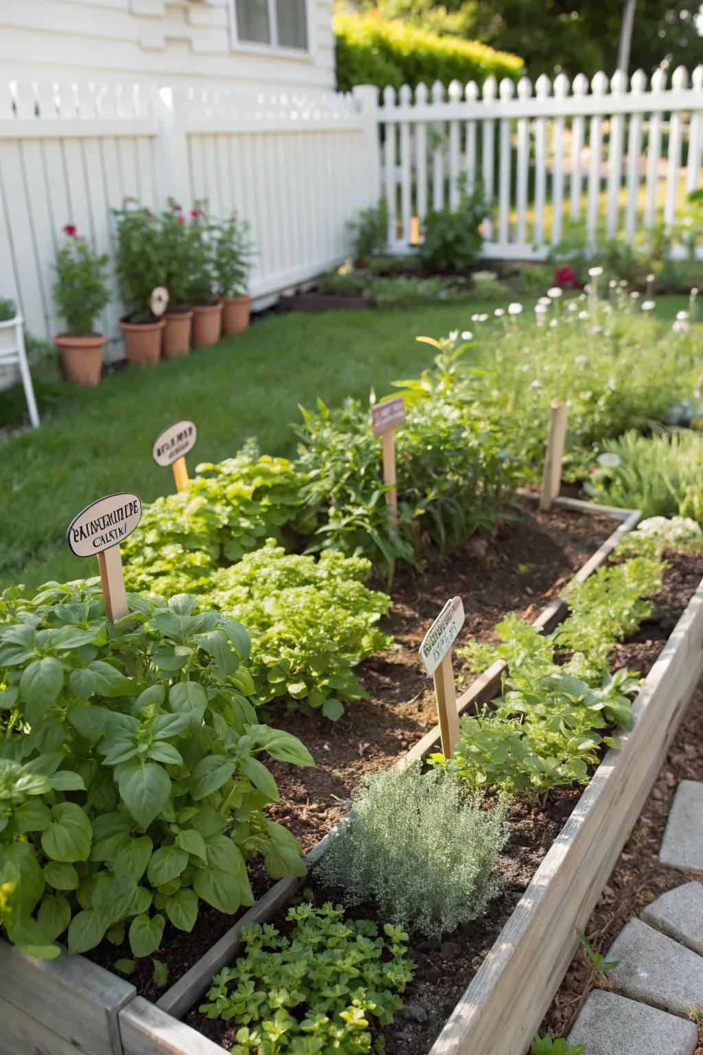 Herbs are easy to grow and add fresh flavors to your meals.