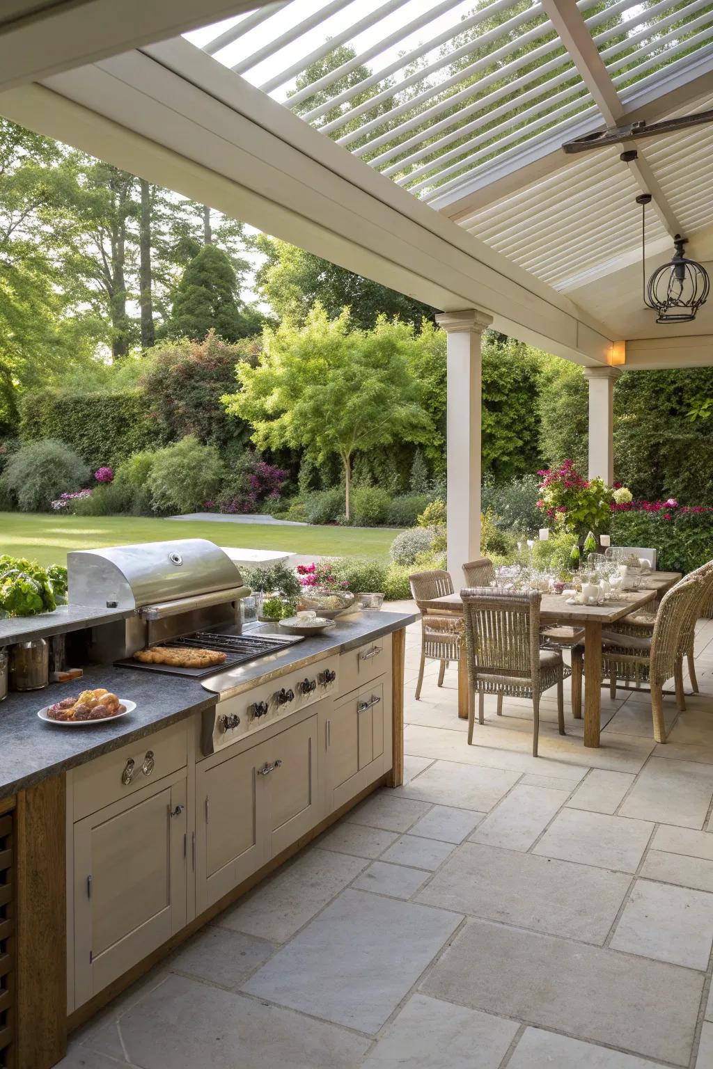 Enjoy ample counter space for all your cooking needs.