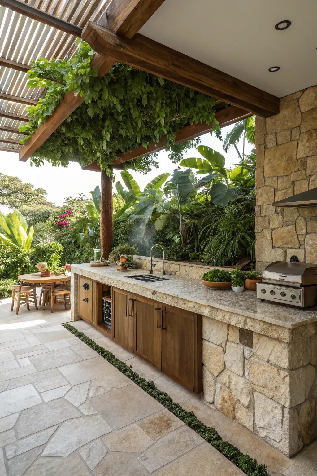 Natural elements that harmonize with your garden.
