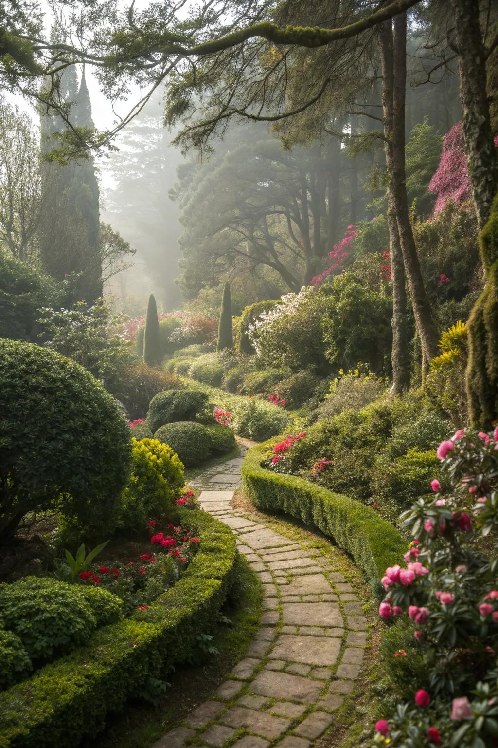 A secret garden offers a peaceful retreat in your backyard.