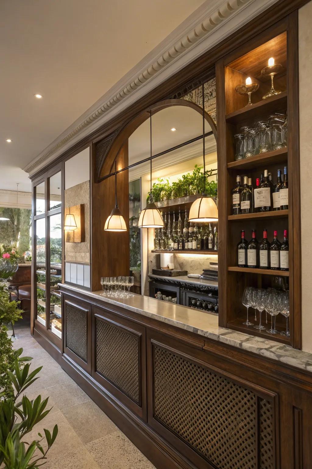 Raise a glass to a stylish wine bar with a view.