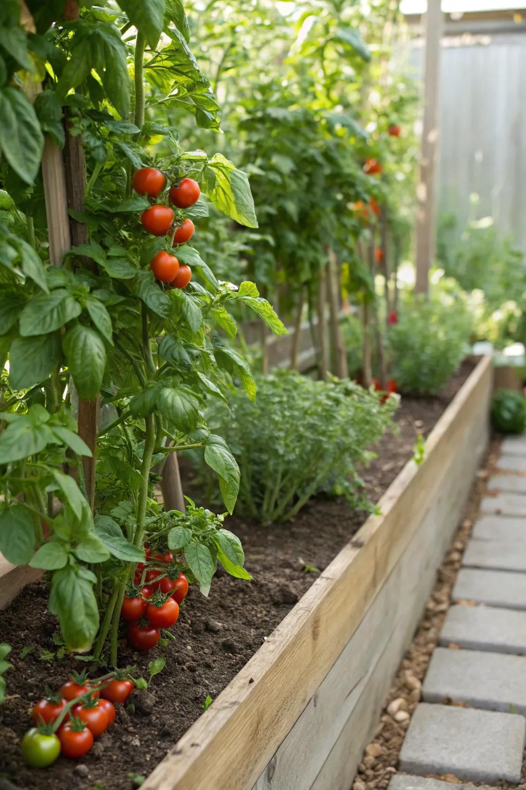 Companion planting can improve plant health and yield.