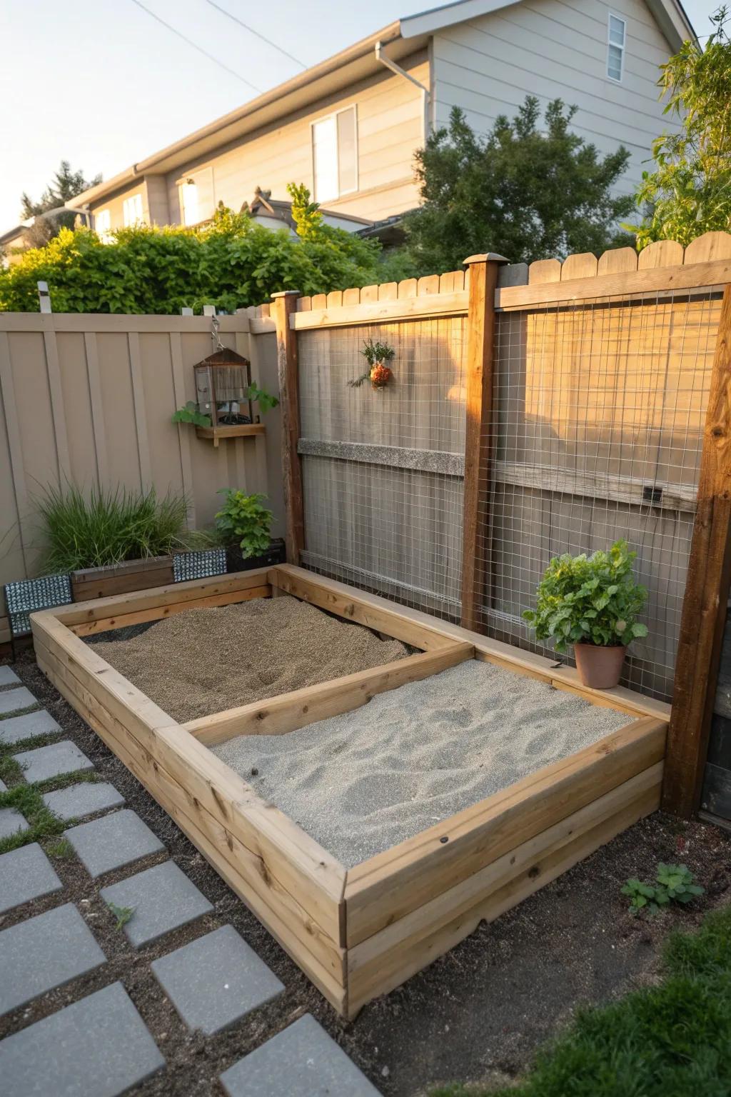A tidy corner build with a counterweighted cover—compact and effortless.
