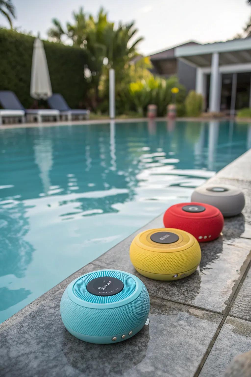 Enjoy your favorite playlist with floating speakers.