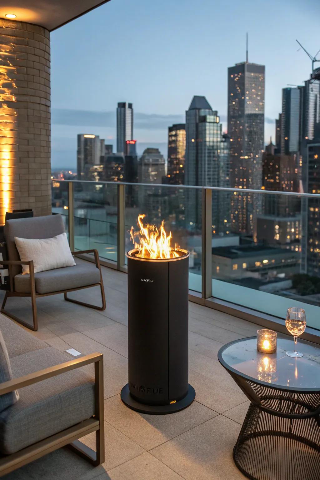 Minimalist cylinder designs bring modern flair to urban spaces.