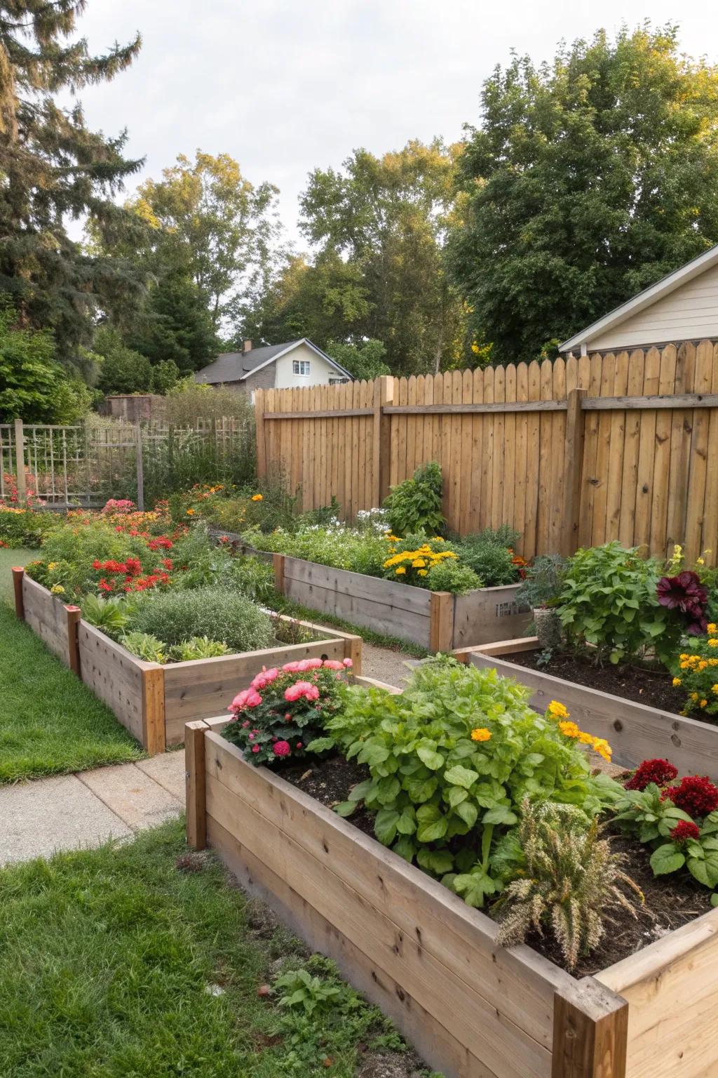 Color coordination brings harmony to your garden.