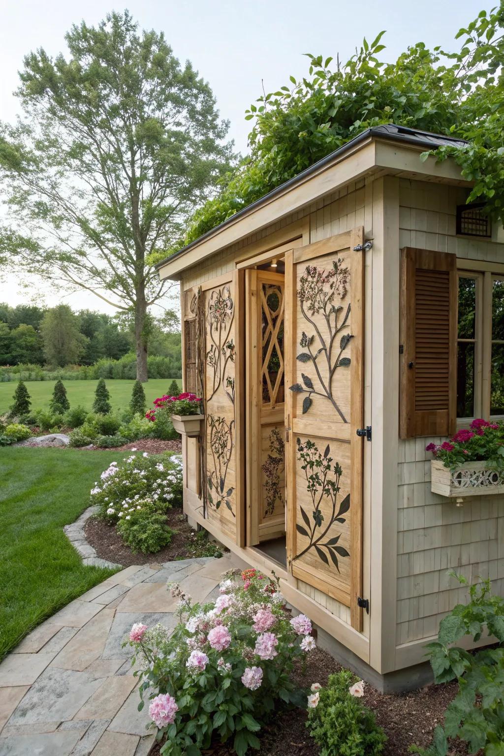 Customized designs make your shutters unique.