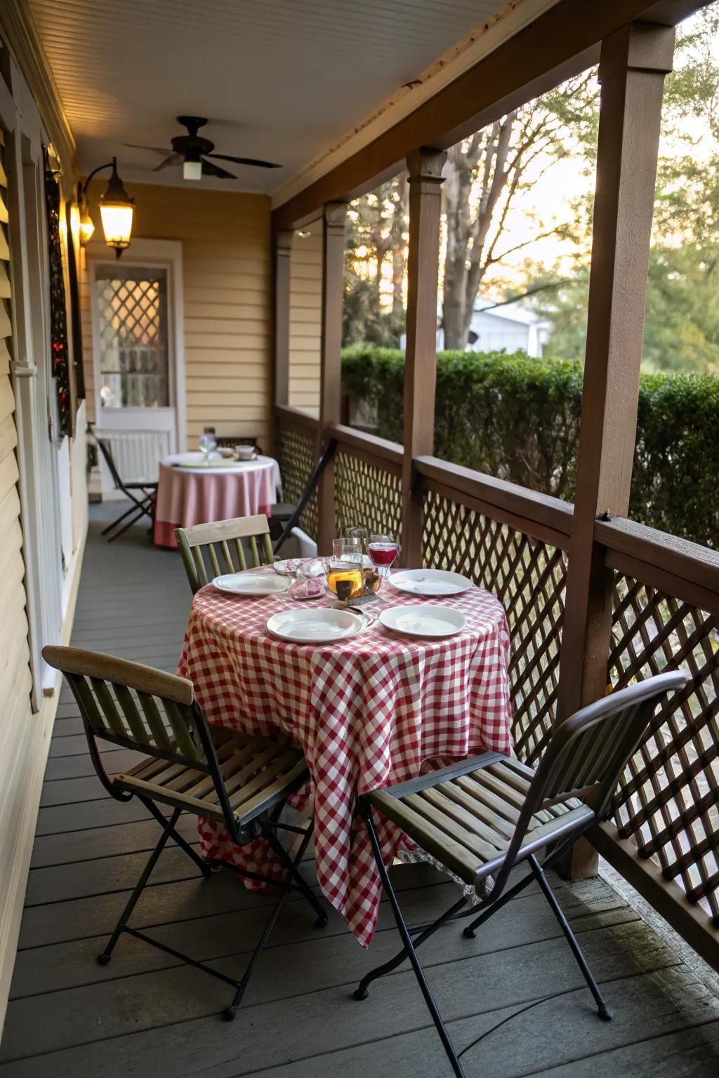 Enjoy intimate meals with a charming dining nook.
