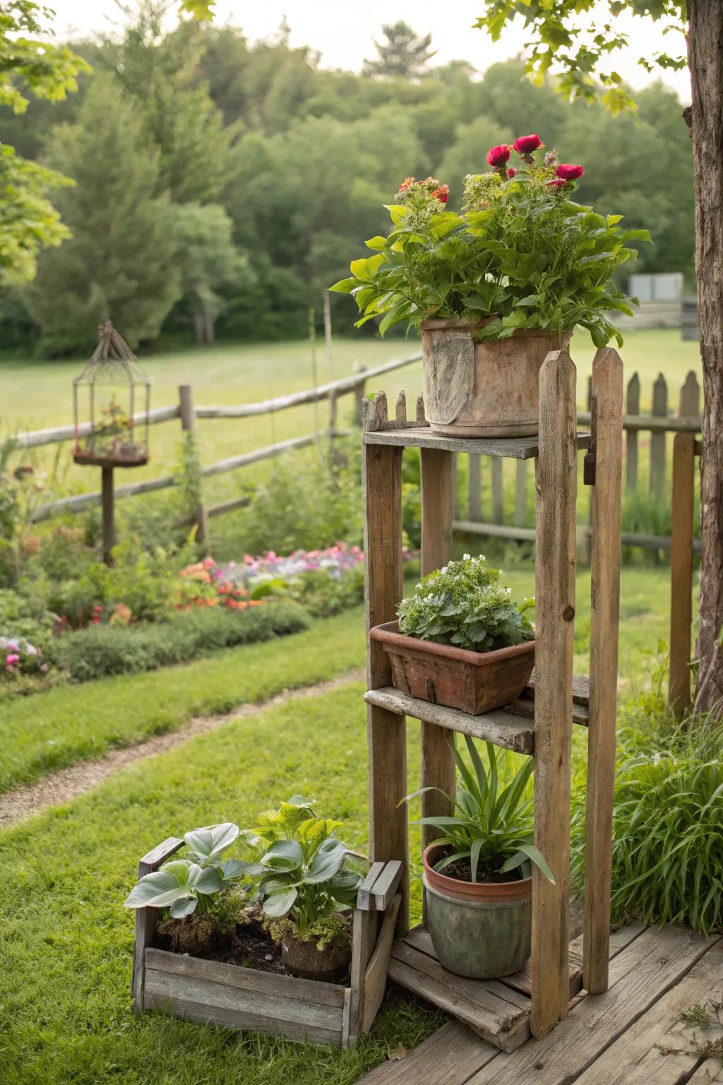 Personalize your nursery with inventive DIY plant stands.