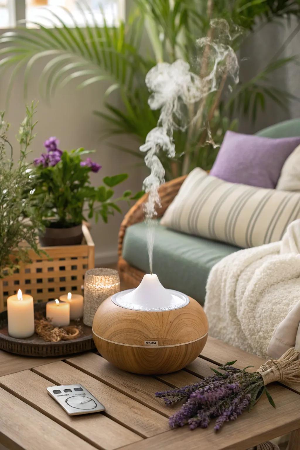 Elevate your spa experience with calming aromatherapy.
