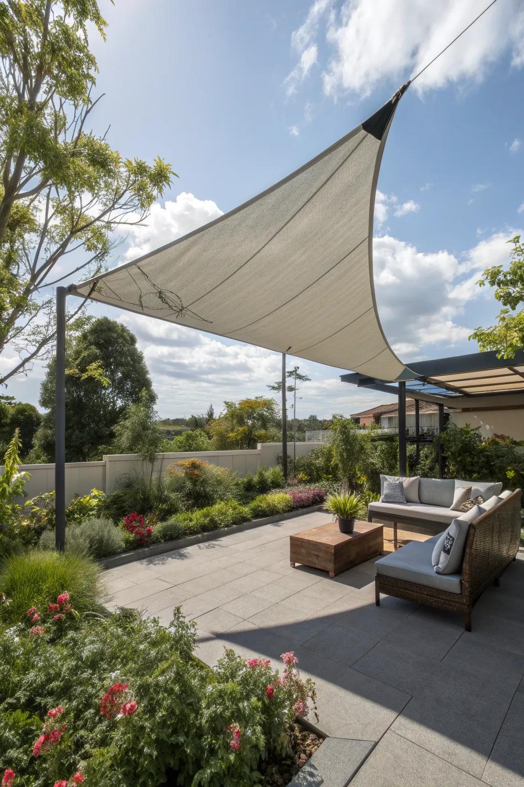 Adjustable shade solutions keep your outdoor spaces cool and comfortable.