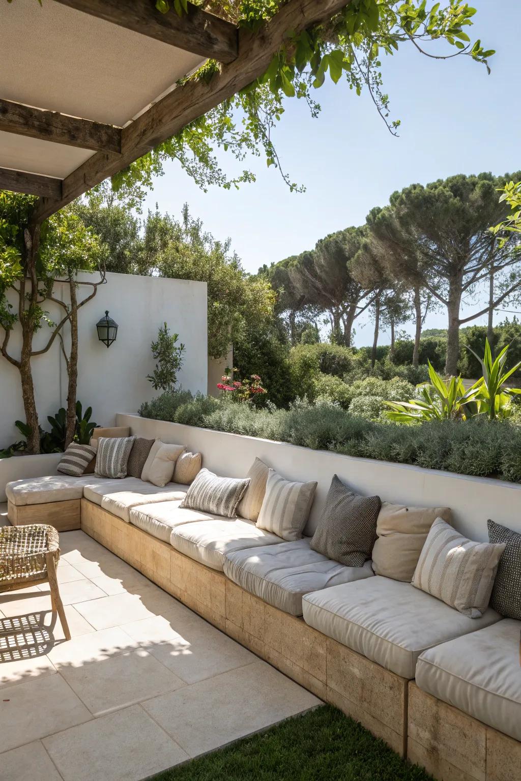 Integrate furniture with temporary walls for style and function.