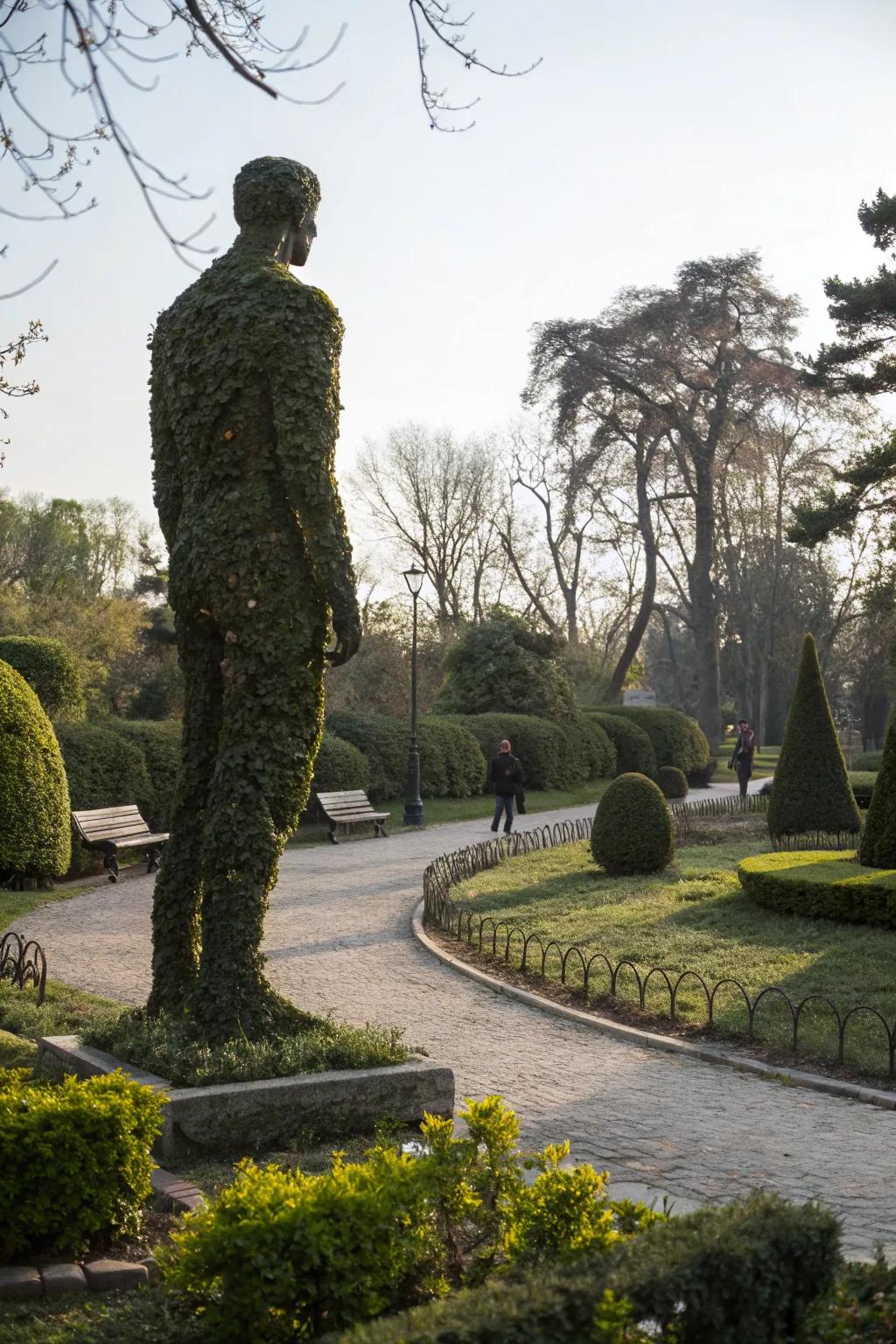 Transform your garden with bold topiary sculptures.