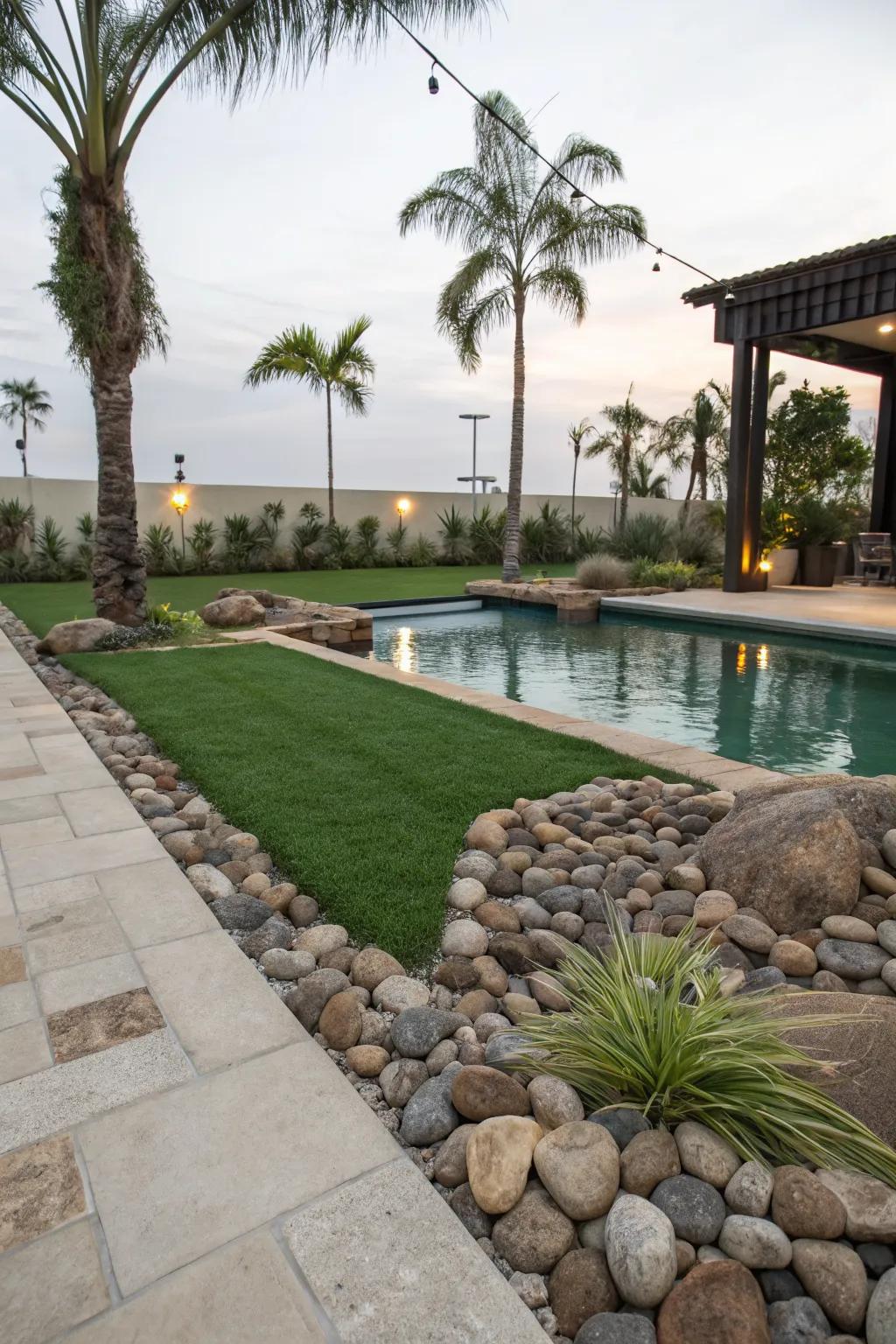 Natural elements bring harmony and balance.
