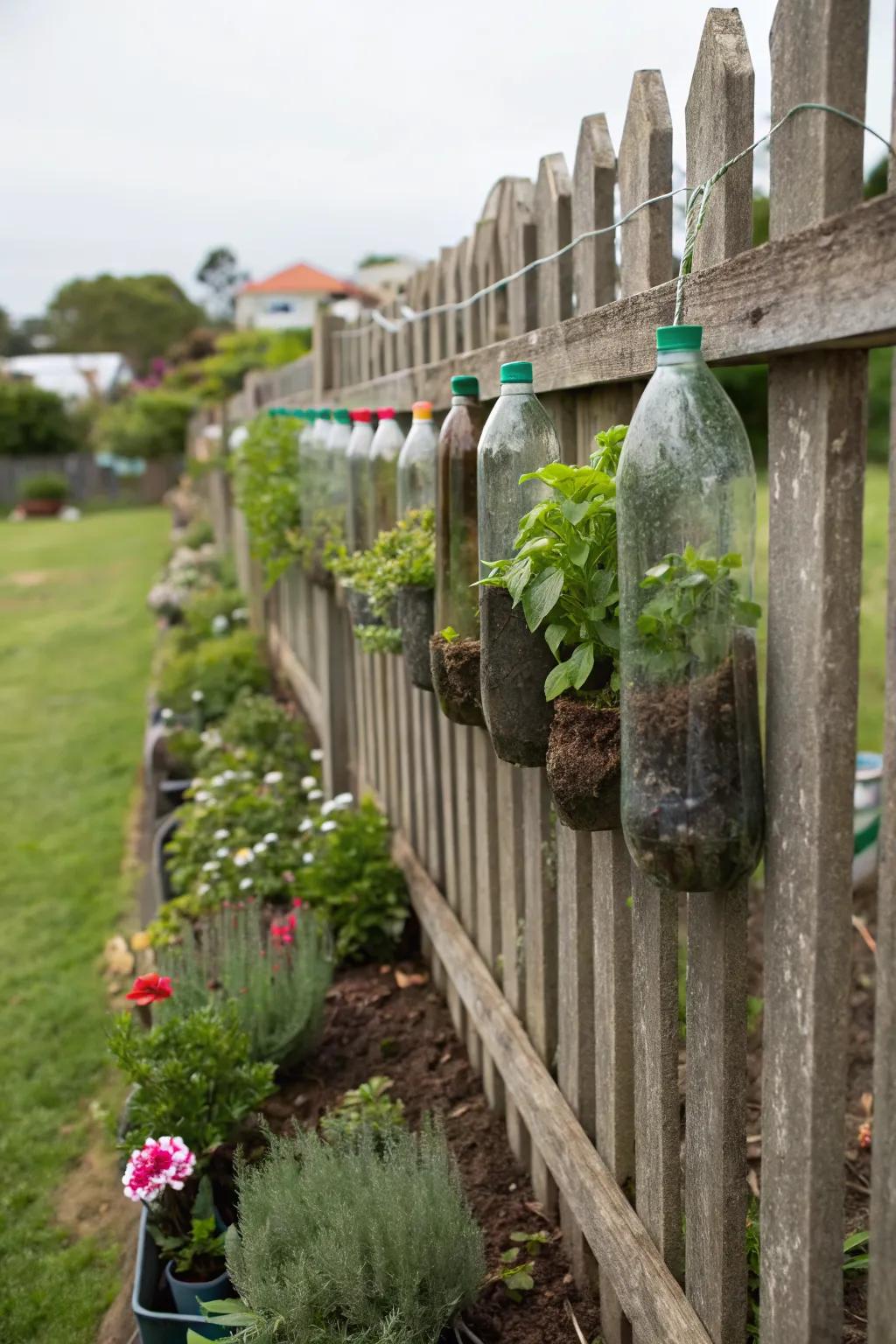 Recycled bottle gardens are a fun and eco-friendly project.
