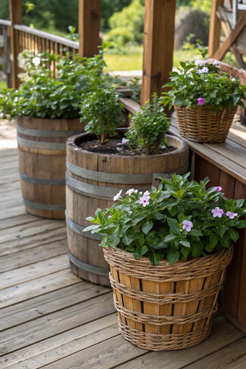 Bring a touch of rustic charm to your garden.