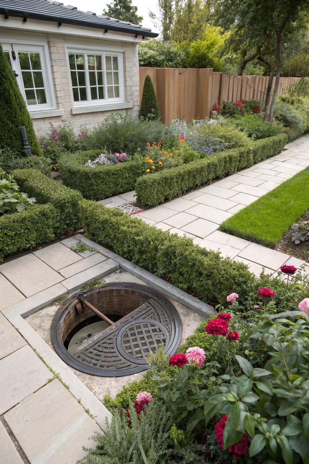 Composite covers offer durability and a sleek look.
