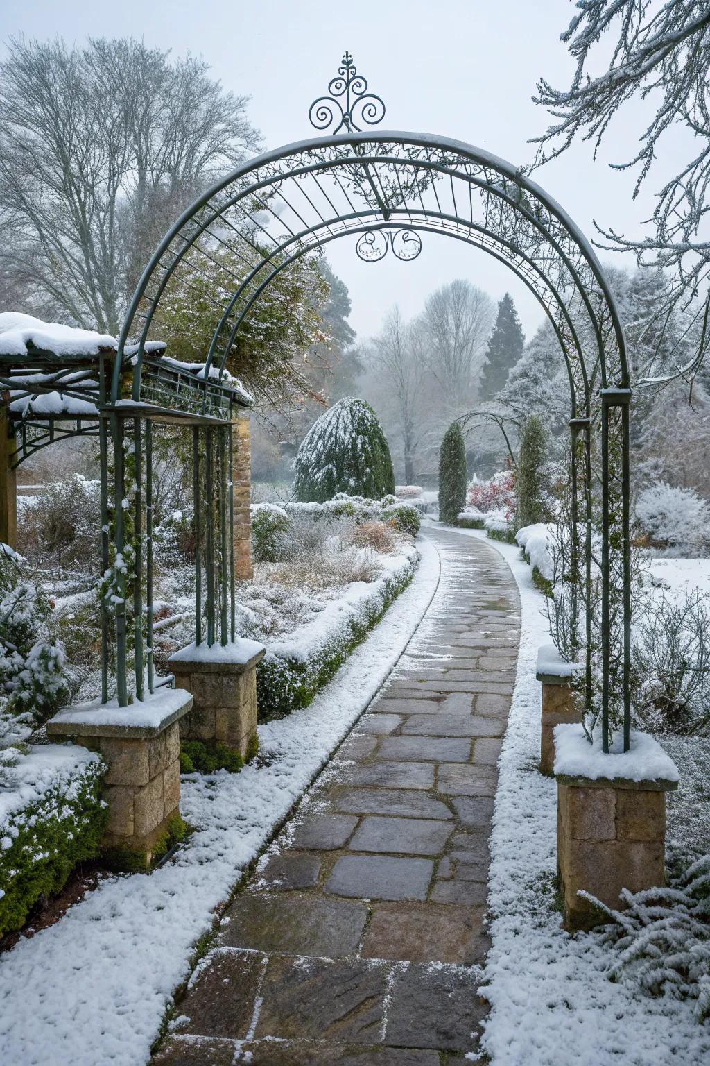 Pathways and arches add structure and intrigue to your garden.