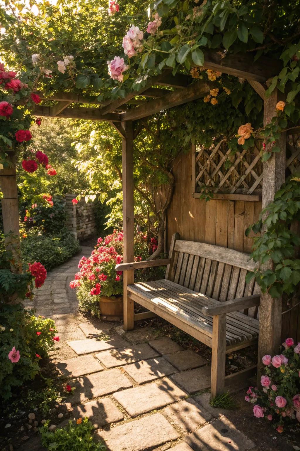 A charming corner to rest and dream.