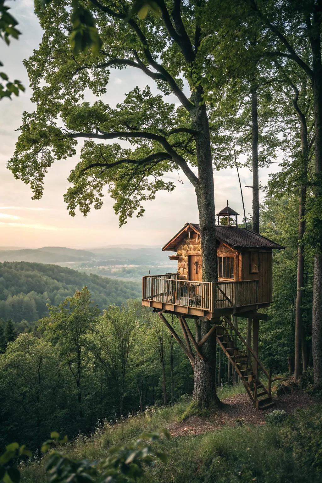 A hidden woodland retreat offering peace and solitude.