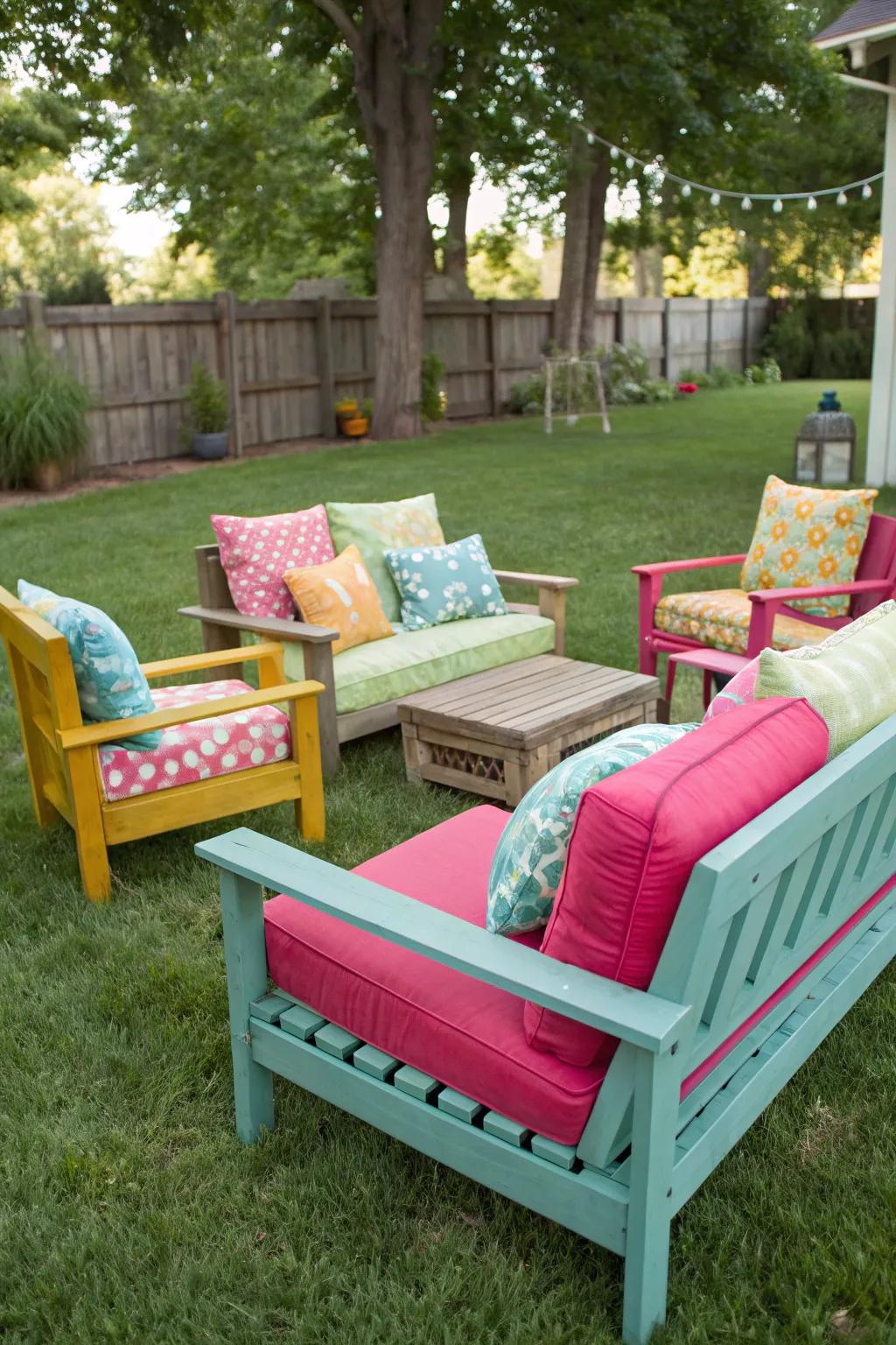 Give old furniture new life with a fresh coat of paint