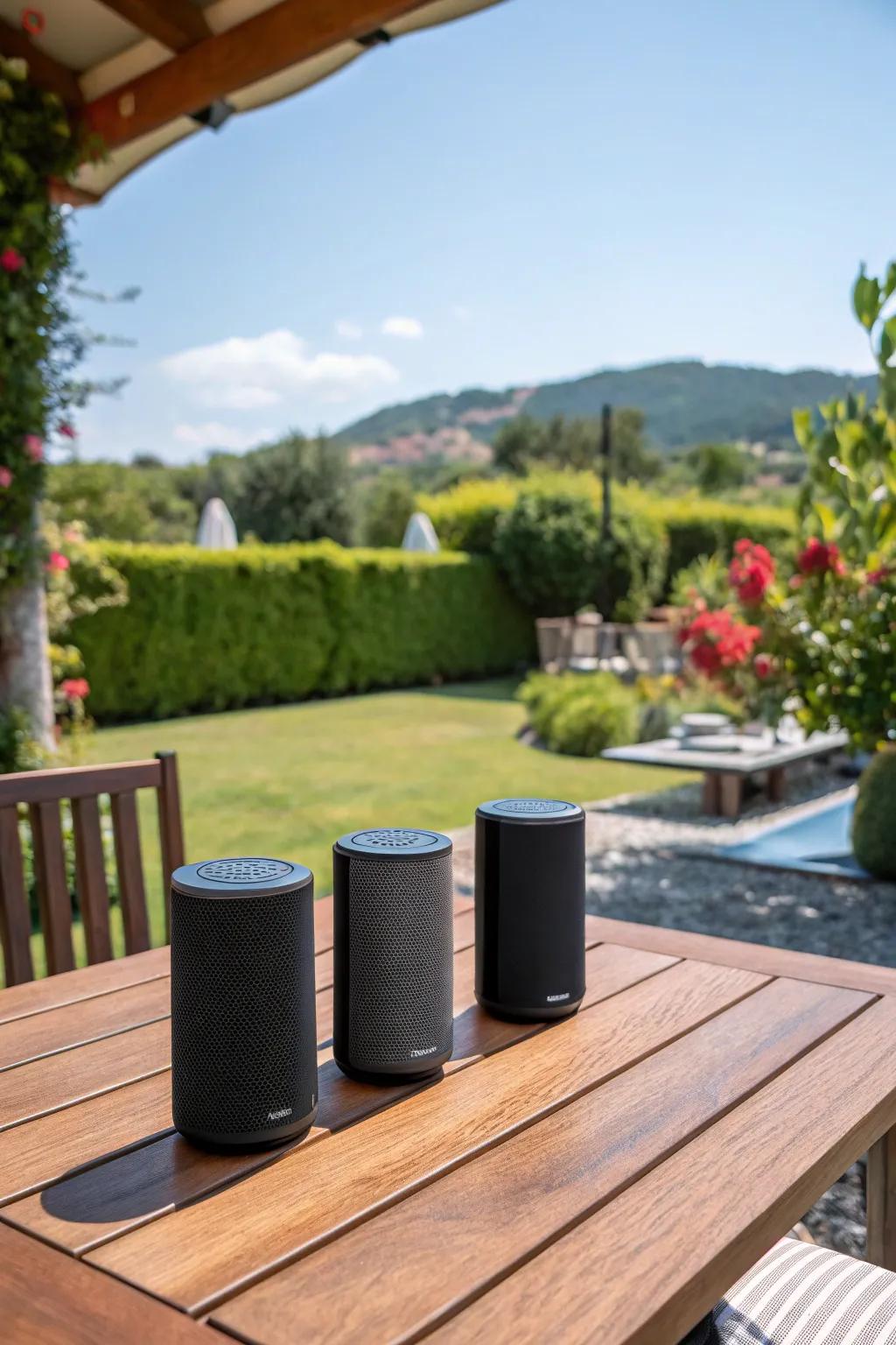 Set the perfect soundtrack for any outdoor occasion.