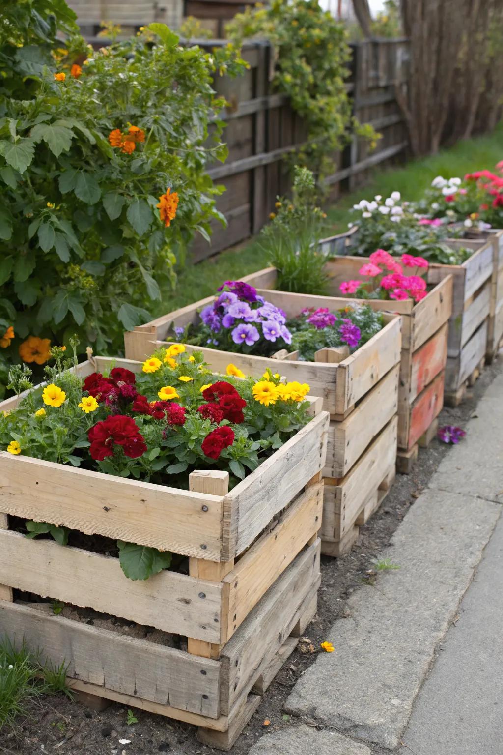 Spruce up your garden with creative planter boxes.